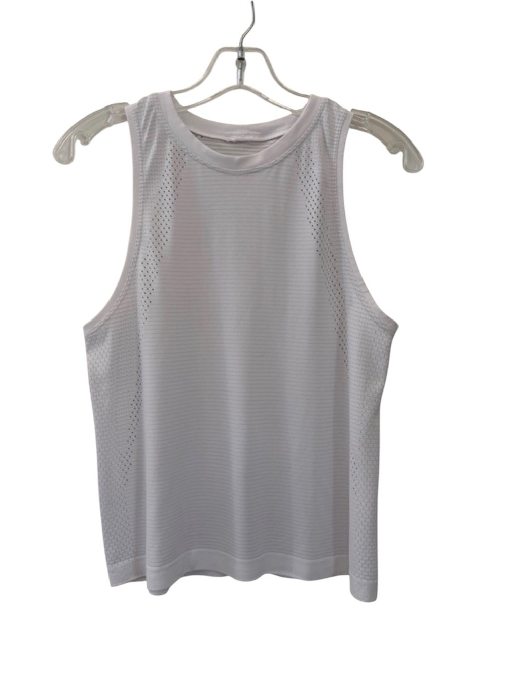 Lululemon White Muscle Arhletic Tank